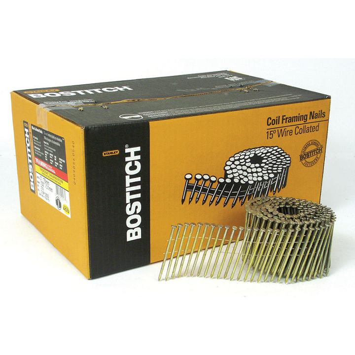 Bostitch Stanley C10p120d 3 Smooth Shank 15 Coil Framing Nail 2700 Count