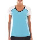 Made For Life&trade; Short-sleeve Colorblock Mesh Tee