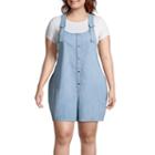 Arizona Chambray Shortall-juniors Plus