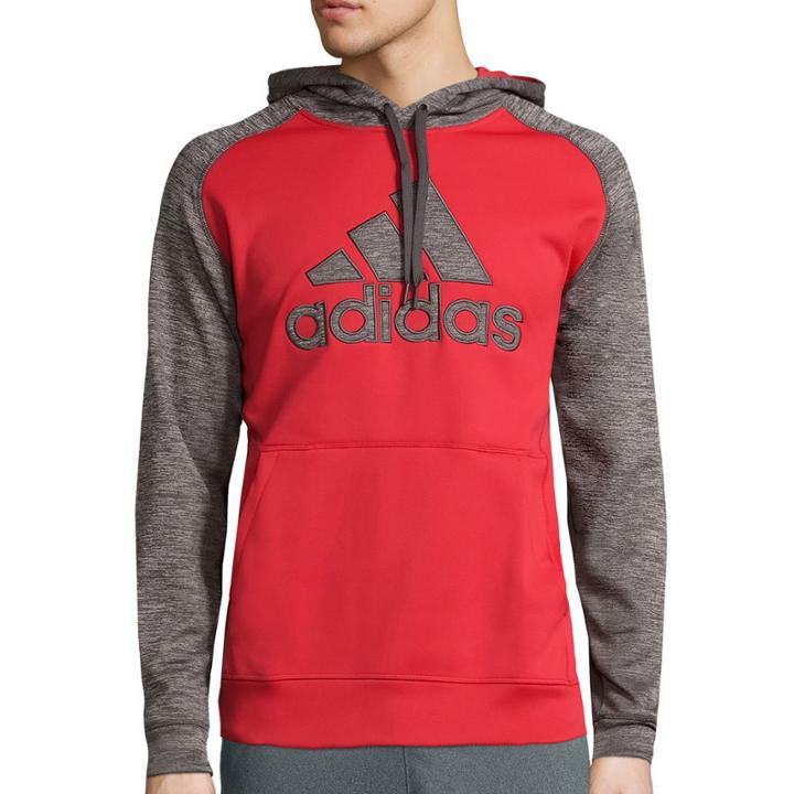 Adidas Long-sleeve Team Issue Applique Pullover Hoodie