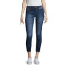 Hydraulic Bow Zip Curvy Fit Cropped Jeans-juniors
