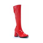 Red Glitter Star Flat Adult Shoes