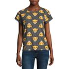 Mighty Fine Short Sleeve Crew Neck Mickey Mouse Graphic T-shirt