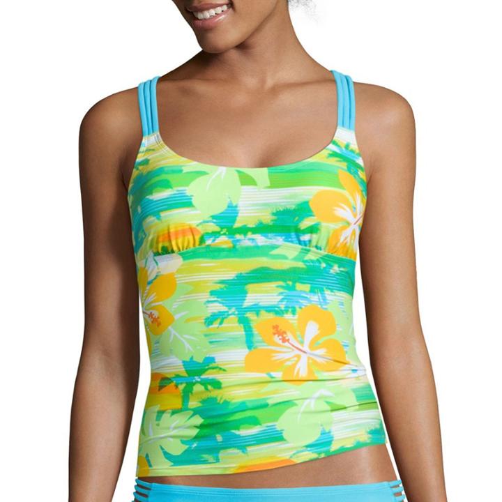 Arizona Multi-strap Tankini Swim Top - Juniors