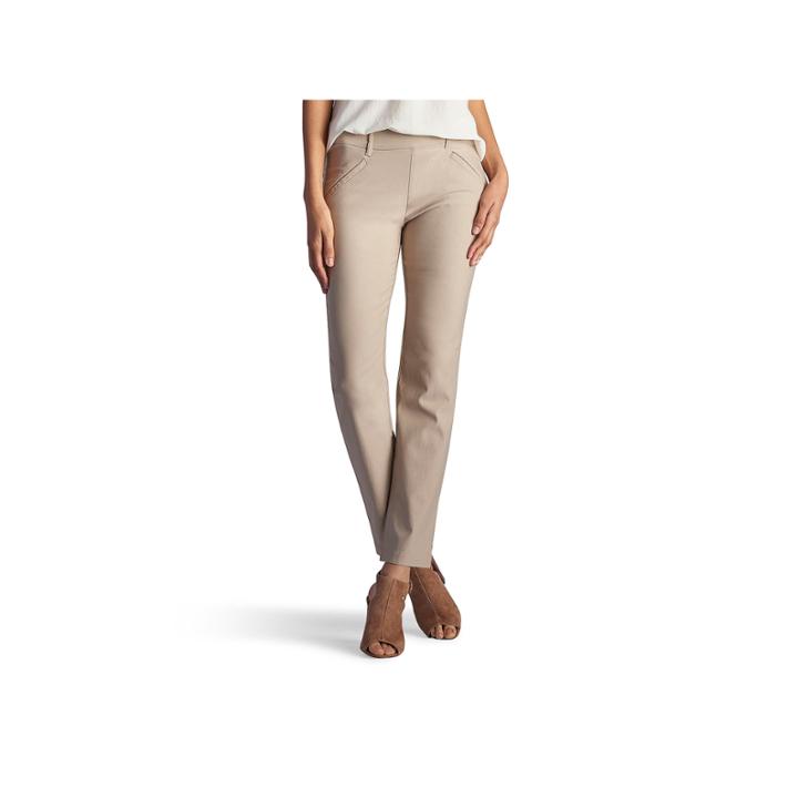 Lee Cotton Blend Curvy Pants