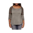 Arizona 3/4 Lace Sleeve Tee