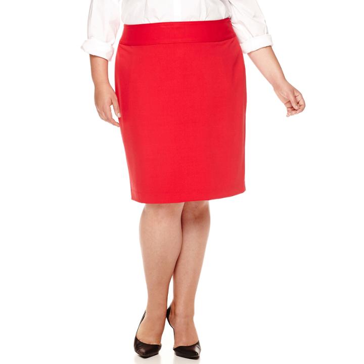 Liz Claiborne Essential Suiting Skirt - Plus