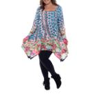 White Mark Marlene Tunic Top-plus