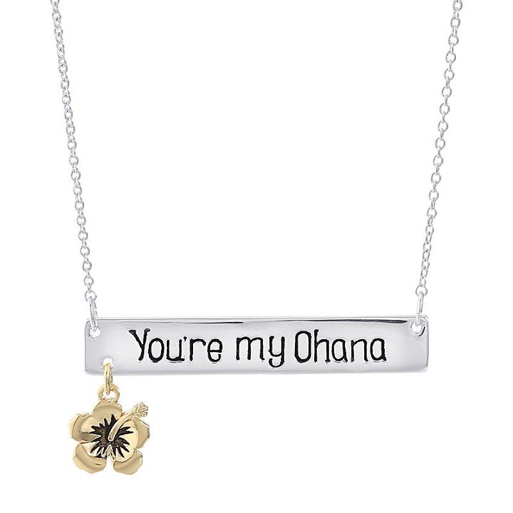 Disney Disney Womens Lilo & Stitch Pendant Necklace