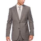 Stafford Gray Windowpane Slim Fit Suit Jacket