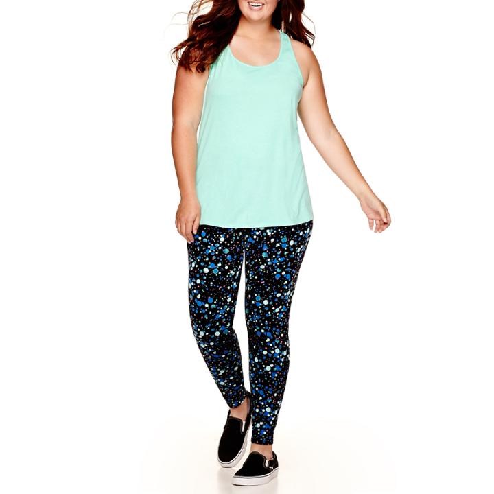 City Streets Tank Top And Leggings Set - Plus