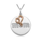 Hallmark Diamonds 1/10 C.t. Tw. Diamond Sterling Silver Pendant Necklace