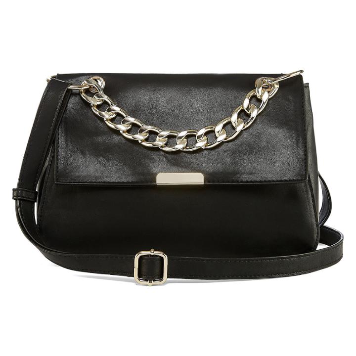 T-shirt & Jeans Chain Flap Crossbody Bag