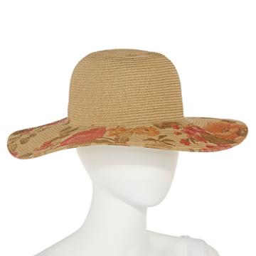 Studio 36 Printed Floral Floppy Hat