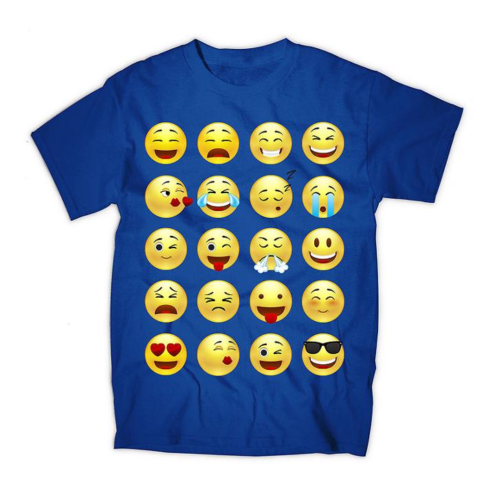 All-over Expressions Graphic Tee