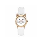 Womens White Strap Watch-ry3714gdwt