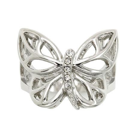 City X City Cubic Zirconia Butterfly Ring