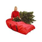 56 Heavy Duty Large Red Rolling Artificial Christmas Tree Storage Bag For 7.5' Trees