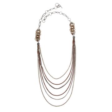 El By Erica Lyons El By Erica Lyons July Tritone 36 Inch Chain Necklace