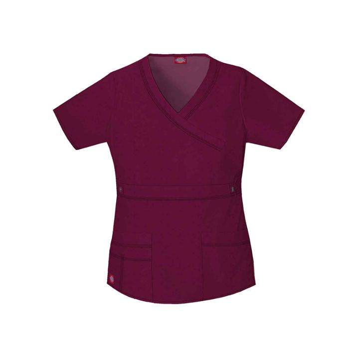 Dickies Womens Gen Flex Youtility Mock Wrap Top