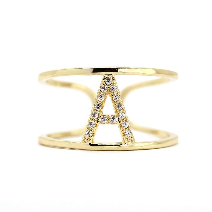 Sparkle Allure Adjustable Gold A Band