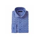Andrew Fezza Long Sleeve Poplin Floral Dress Shirt - Slim