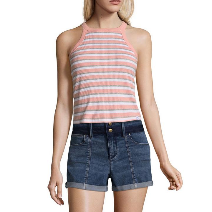 Us Polo Assn. Short Sleeve Crop Top-juniors