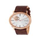 Simplify Unisex Brown Strap Watch-sim3106