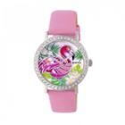 Bertha Unisex Pink Strap Watch-bthbr7702