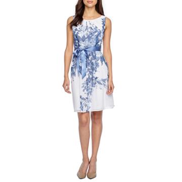 Connected Apparel Sleeveless Blouson Dress