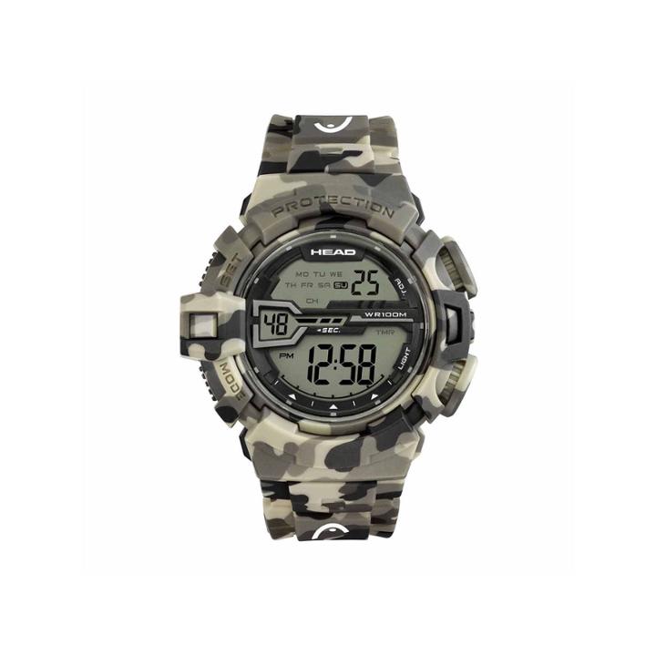 Head Half Pipe Mens Green Strap Watch-he-106-02