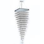 Icicle Collection 16 Light Chrome Finish And Clearcrystal Square Chandelier