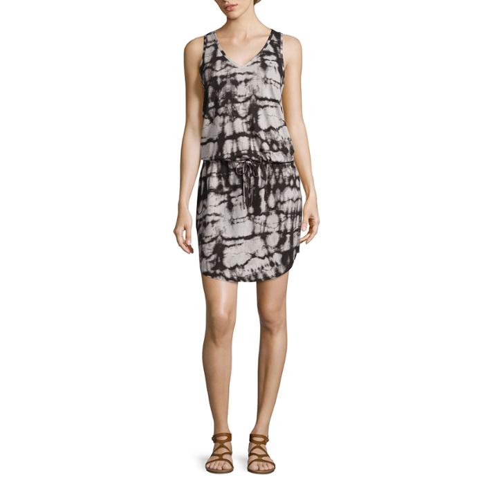 A.n.a Sleeveless Tie-dye Dress