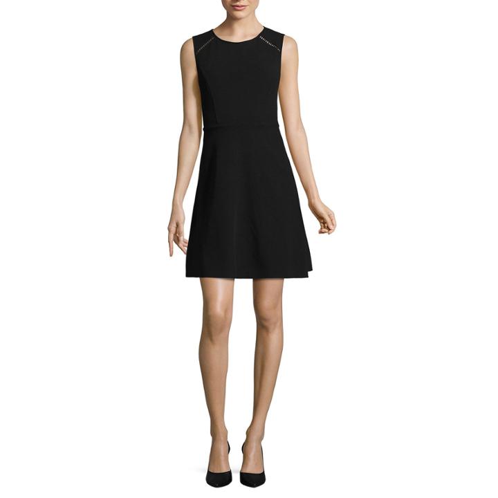 Worthington Sleeveless Lace Fit & Flare Dress-petites