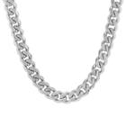 Steeltime Semisolid Curb 24 Inch Chain Necklace