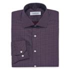 Collection By Michael Strahan Wrinkle Free Cotton Stretch Long Sleeve Woven Geometric Dress Shirt