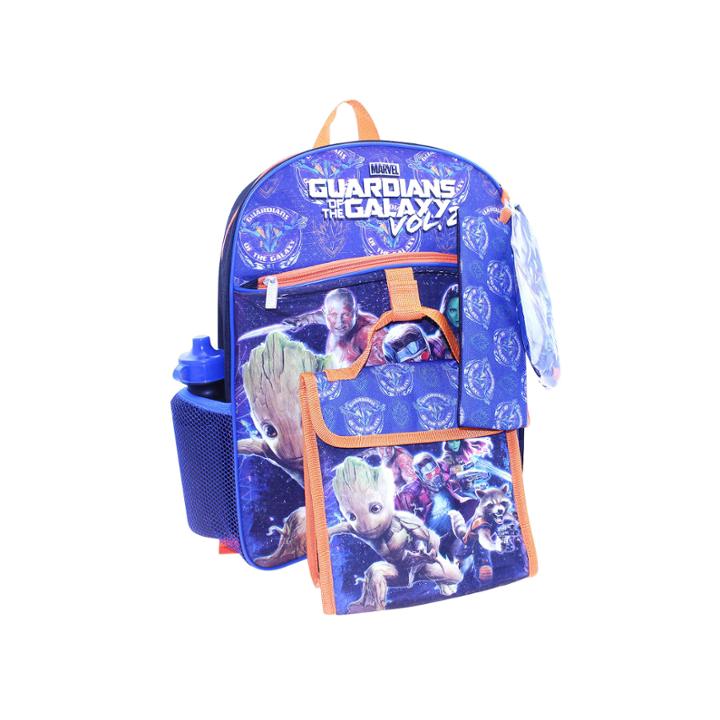 Guardians Of The Galaxy 16 Backpack 5 Piece Set