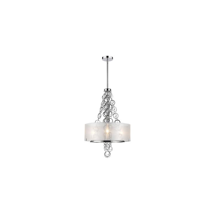 Danica 3-light Mini Chandelier In Chrome