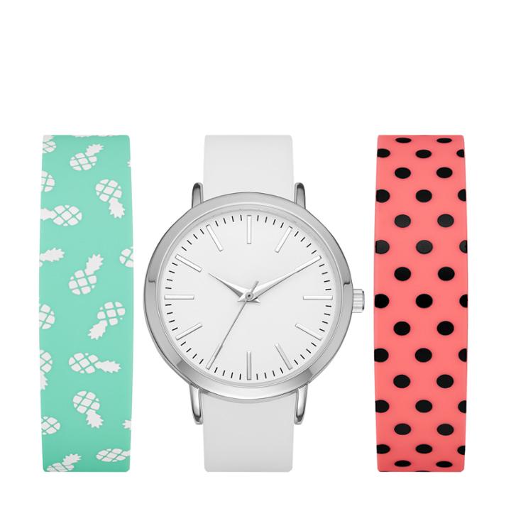 Mixit Womens Multicolor Strap Watch-fmdjps093
