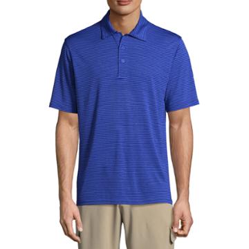Hanes Sport Quick Dry Short Sleeve Solid Jersey Polo Shirt