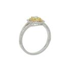 Womens 7/8 Ct. T.w. Genuine Princess Yellow Diamond 14k Gold Engagement Ring