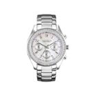 Caravelle New York Womens Mother-of-pearl Dial Silver-tone Watch 43l159