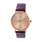 Crayo Unisex Purple Strap Watch-cracr4306