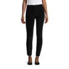 Liz Claiborne Velveteen City Fit Skinny Ankle Pants