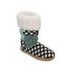 Dearfoams Tall Patchwork Booties