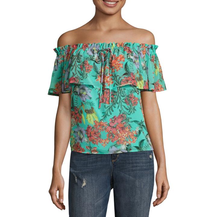 Decree Off The Shoulder Top - Juniors