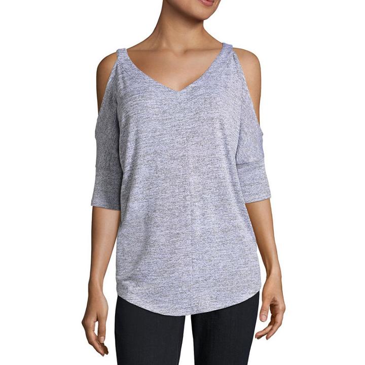 A.n.a. Elbow Sleeve Cold Shoulder