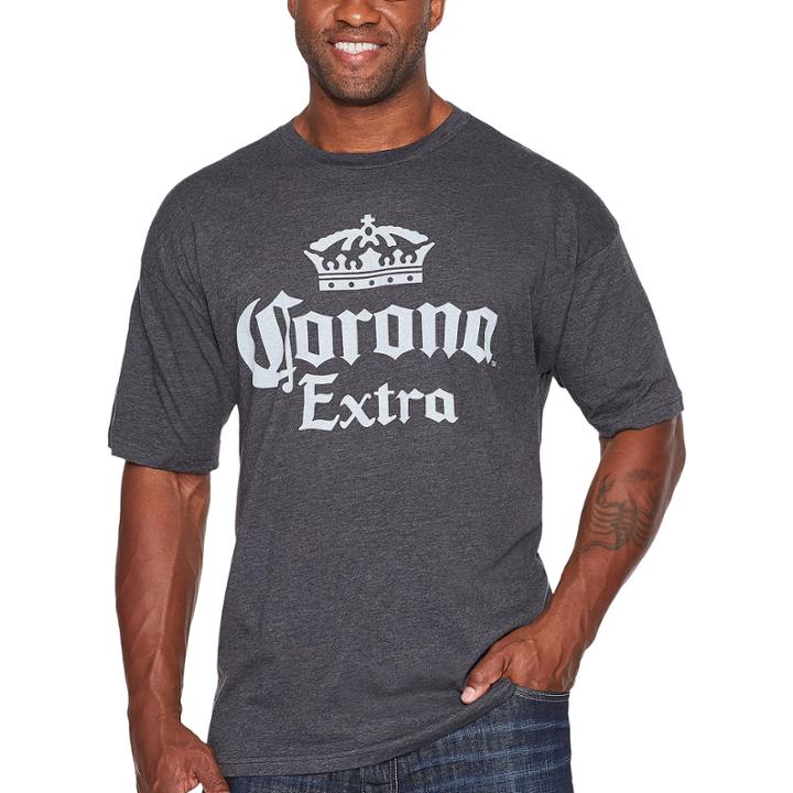 Corona Short Sleeve Graphic T-shirt-big And Tall