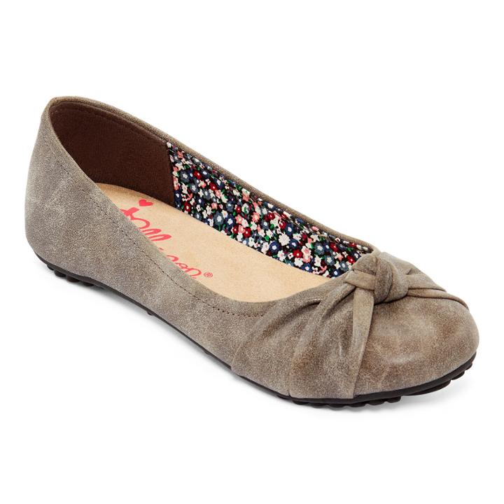 Pop Positive Knotted Ballet Flats
