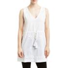 Romeo And Juliet Couture Embroidered Dress With Tassel Detail